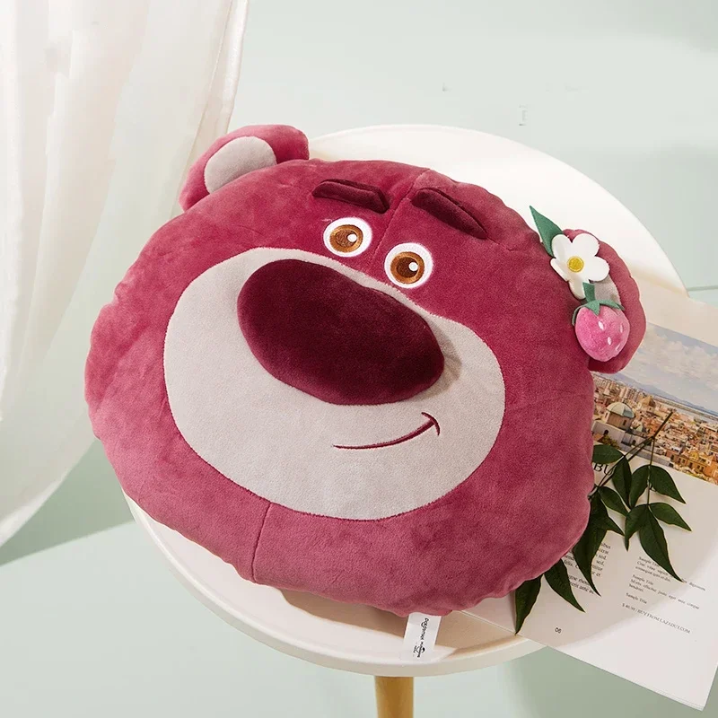 35cm Disney Toy Story Lotso Throw Pillow Cartoon Cute Plush Toy Sofa Throw Pillow Christmas Birthday Children Presents For Girls