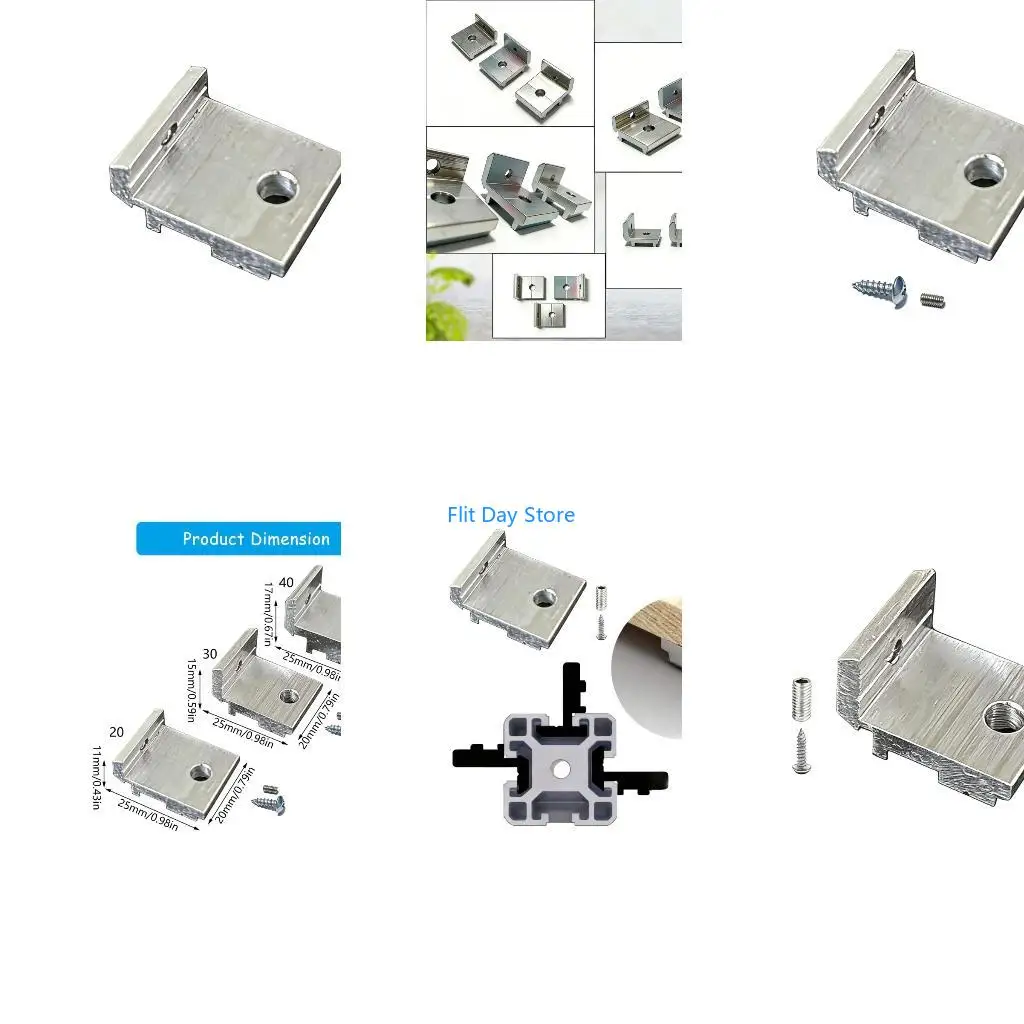 F92C High Strength Aluminum Fixing Support For Extrusion Frame In Various Size