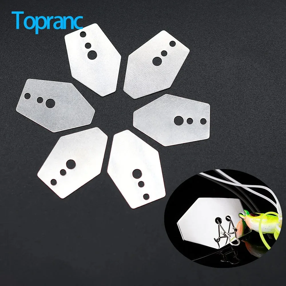 Topranc Metal Buzzbait Blade Kit, DIY Fishing Lure Spinner Blades for Buzzbaits, Jigs and Bass Fishing Rigs