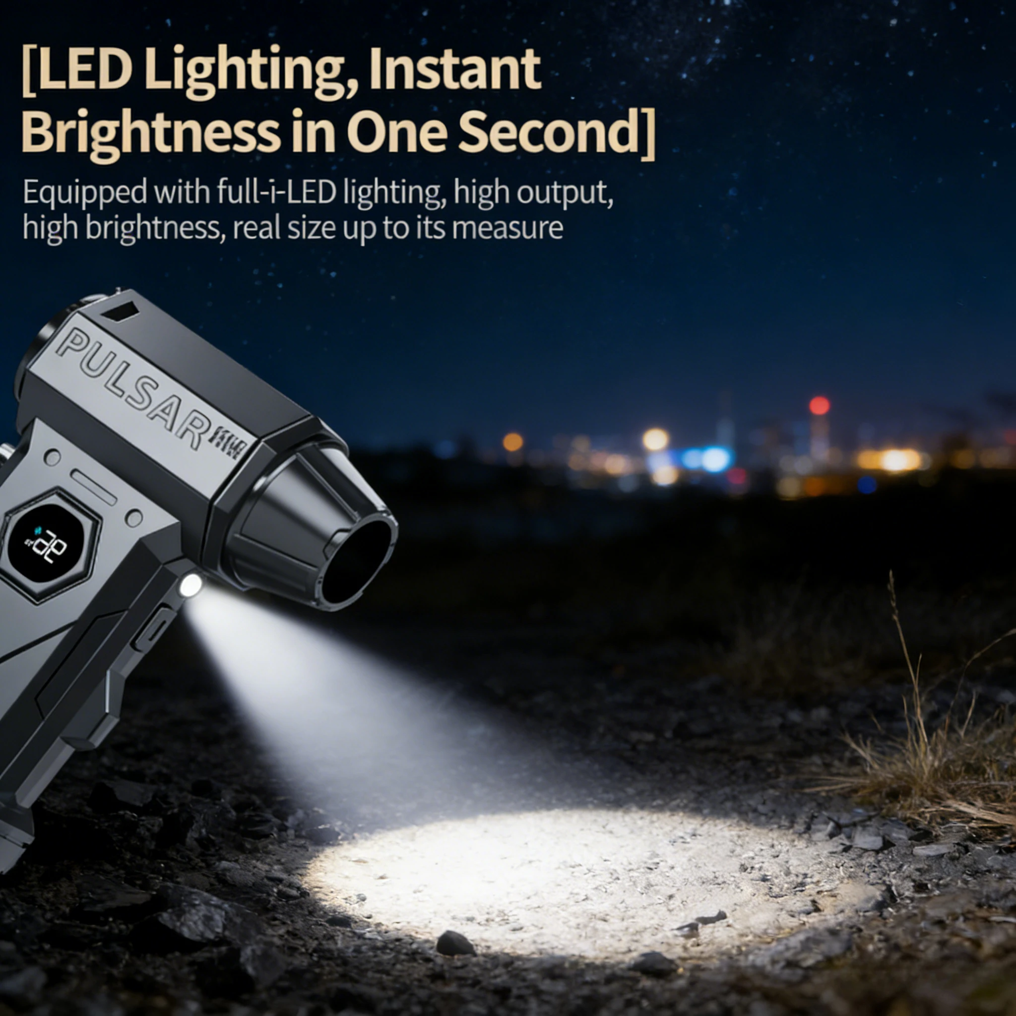 

X7 990000RPM High-Power Car Compressed Air Duster | Blower with Live Display