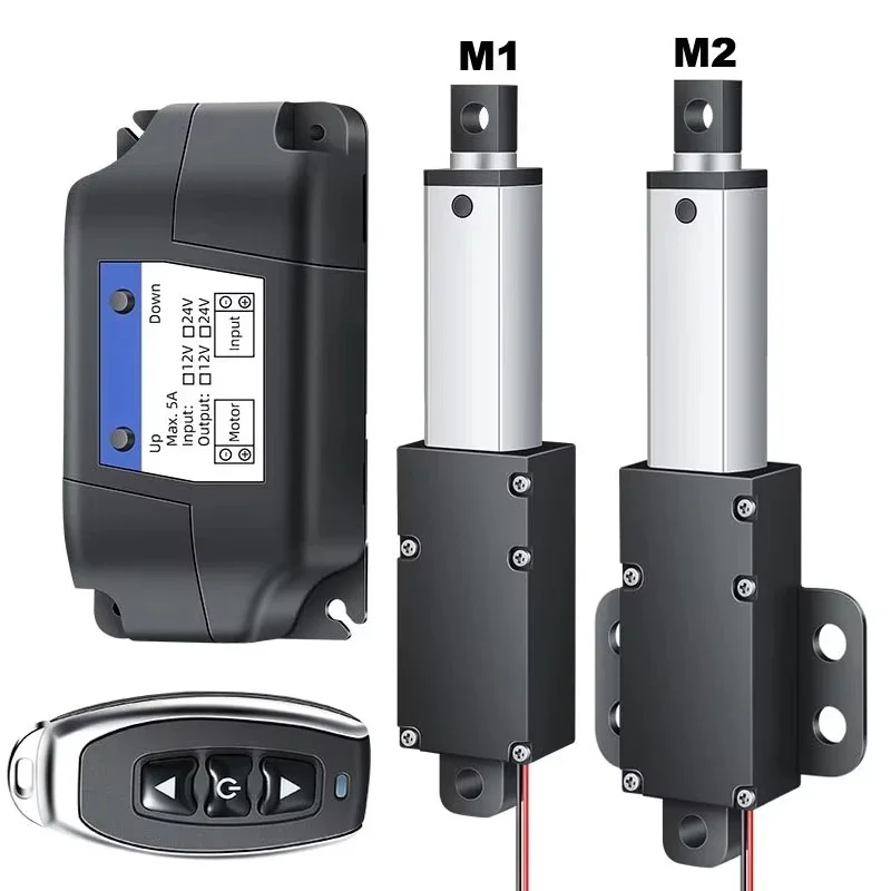 12V 24V DC Linear Actuator 150mm/s 33 Window Opener Electric Linear Motor With Optional Controller
