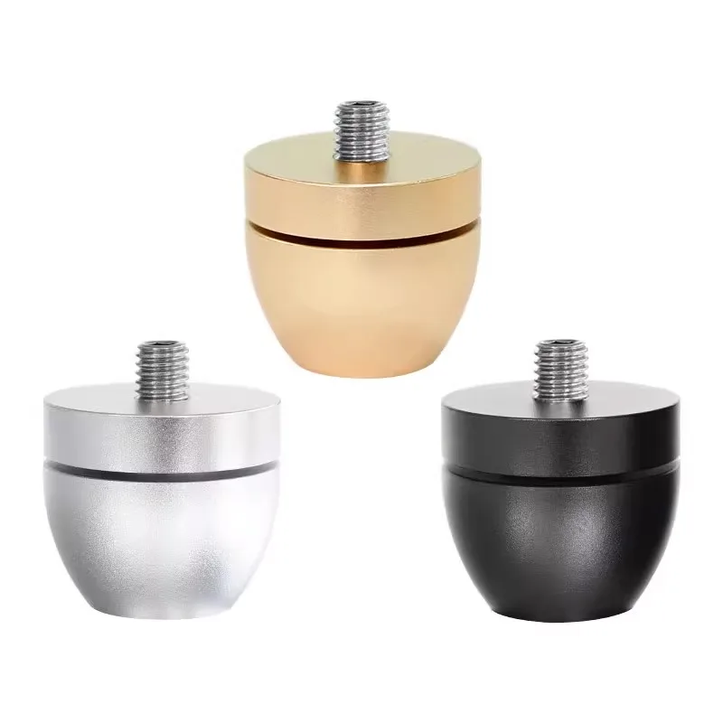 Prata Preto Ouro Diâmetro 39mm Bola De Aço De Alumínio Amplificador De Áudio Speaker Machine Feet Shock Absorber Foot Pad
