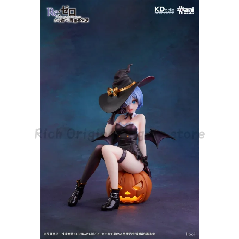 【재고 있음】오리지널 AniMester KDcolle Re: ZERO - 다른 세계에서 인생을 시작하다 Remu/Ramu Magic Night Magician Model Toys Figure
