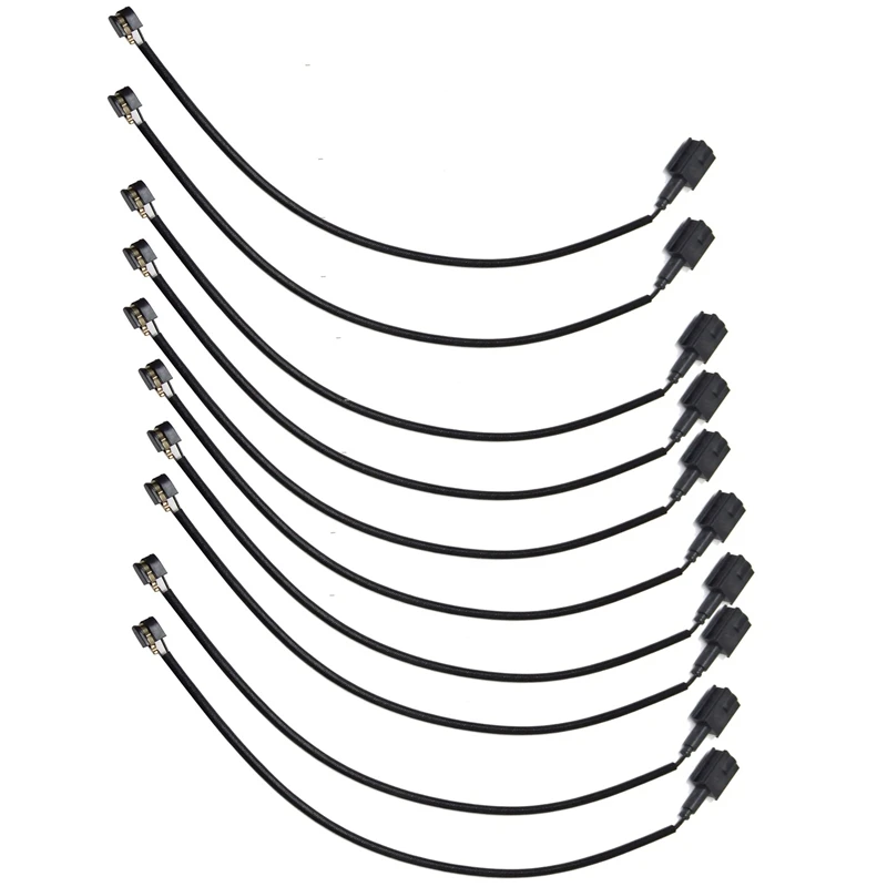 Sensor de desgaste de pastilla de freno, cable Indicador de contacto de advertencia para Maserati Quattroporte, 10 piezas, C001109