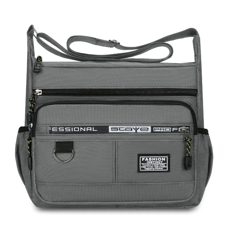 Men's Business Single-shoulder Bag with A Single Shoulder Strapsuitable for Business Trips and Work, Made of Nylon Material