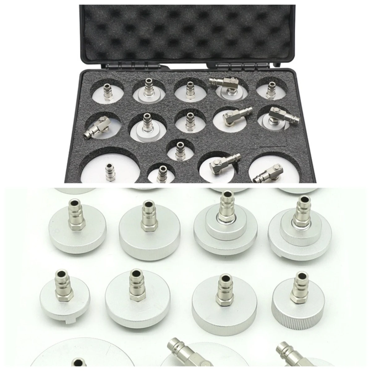 European Standard Automobile Brake Oil Replacement Machine Special Connector European Standard Adapter Full Set of Brake