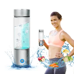 1pc Portable Hydrogen Water Generator Alkaline Maker Rechargeable Water Ionizer Bottle Super Antioxidan Hydrogen-Rich Water Cup