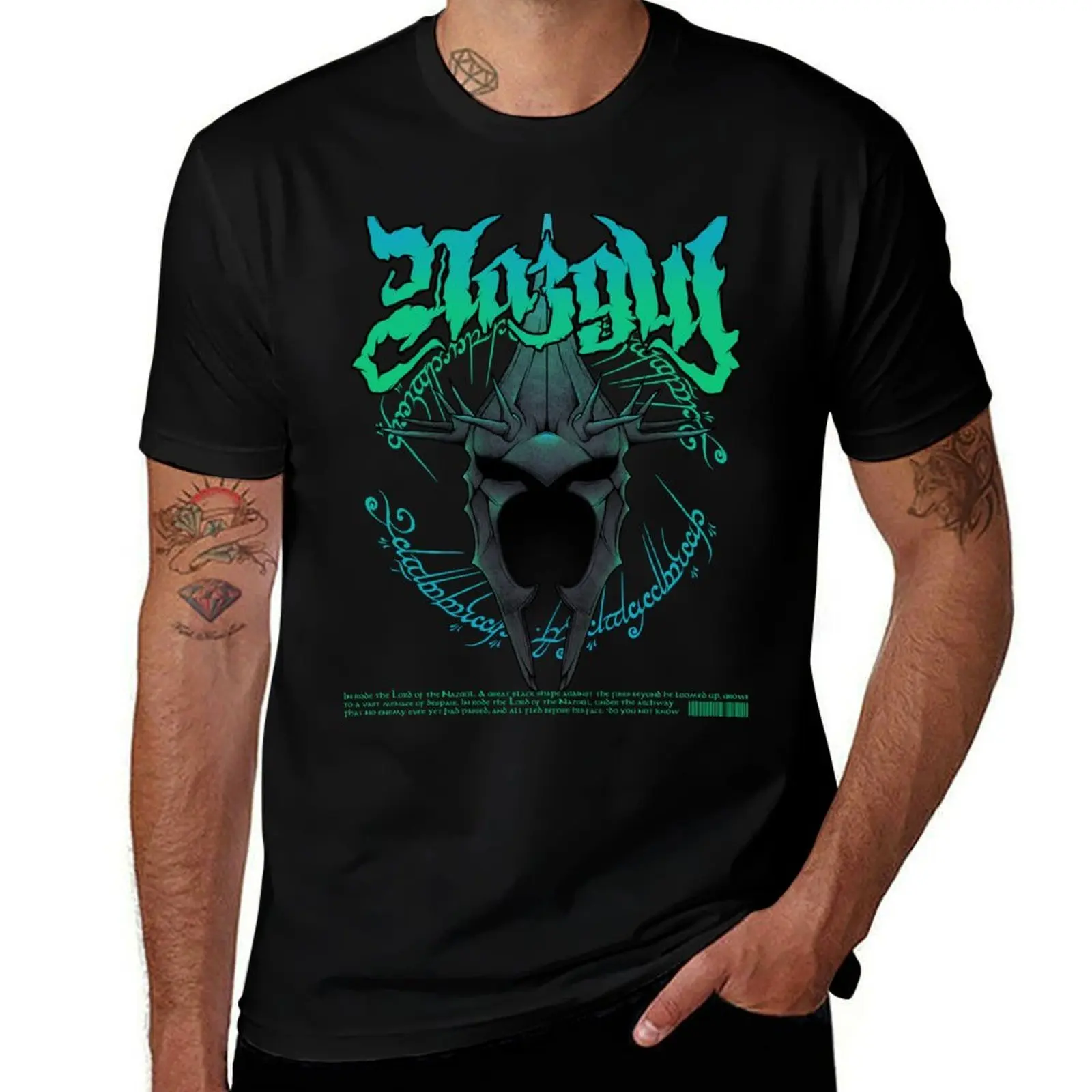 Nazgul Metal T-Shirt Simple Print Design T-Shirt