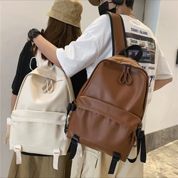 Large Backpack Women Leather Rucksack Women's Knapsack Travel Backpacks Shoulder School Bags for Teenage Girls Mochila Back Pack