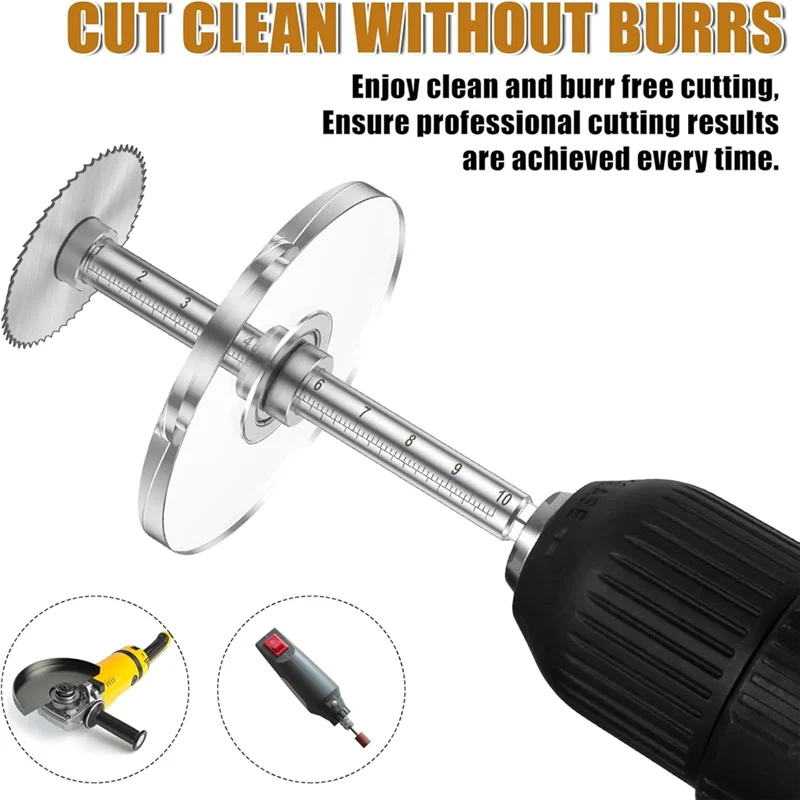 PVC Inside Cutter Tools Kit, Inside Pipe Cutter For PVC Pipe With Adjustable Depth Gauge Guide,For PVC/Wood/Soft Metal-ABXK
