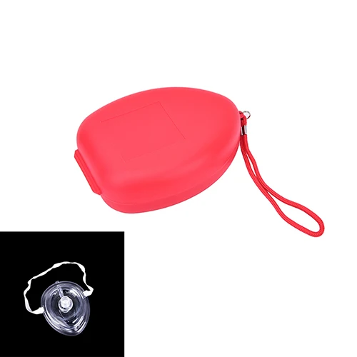 1 Pocket CPR Mask in hard case Resuscitation Face Shield First Aid Kit EmergencyFirst Aid CPR Resuscitation Respirator Pocket