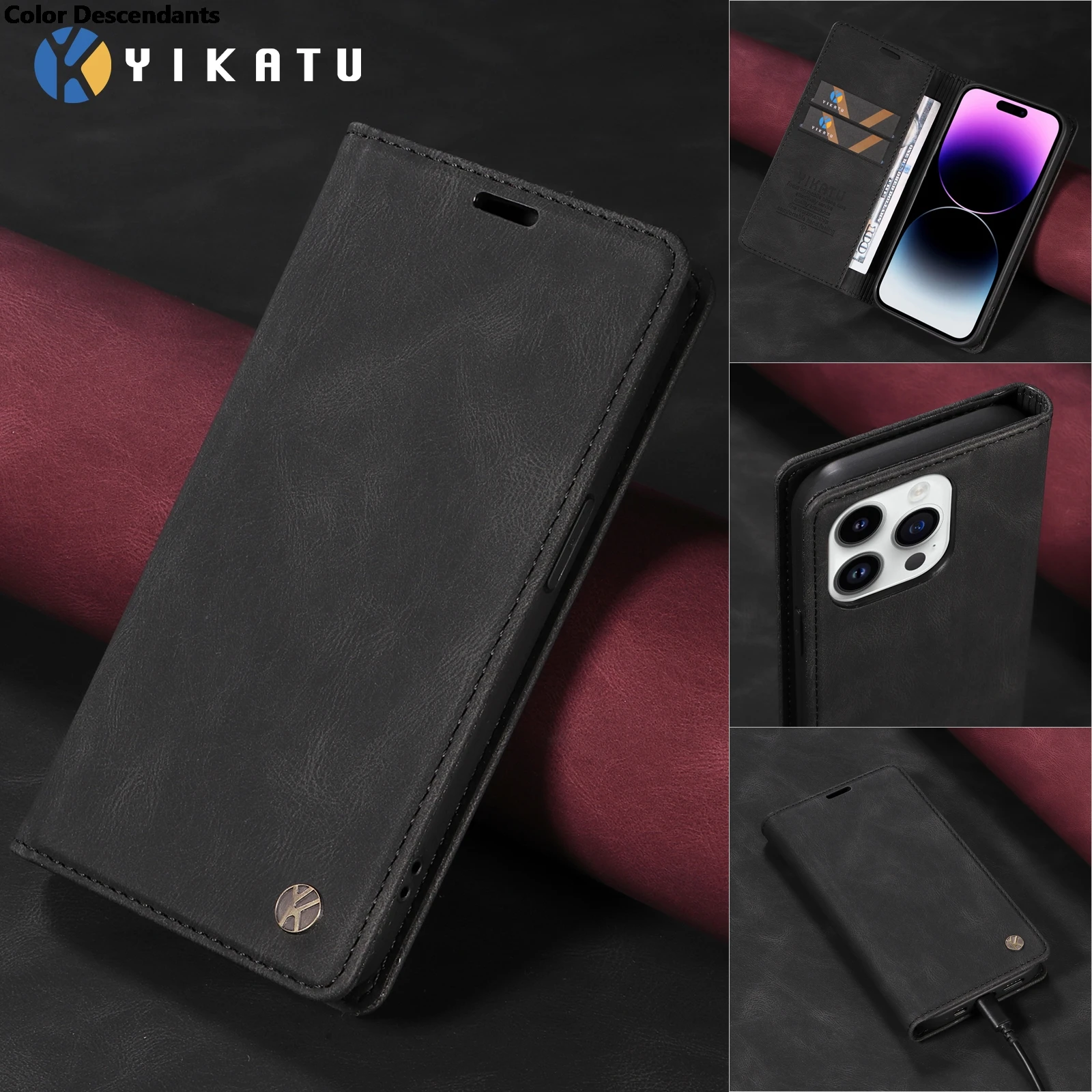 Leather Flip Case F…