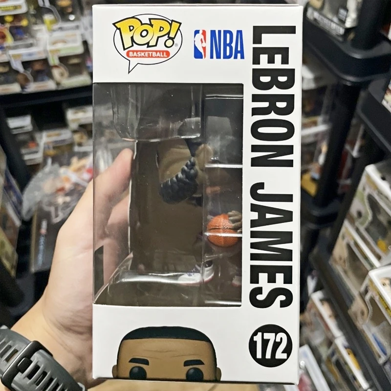 Funko Pop! Original Basketball NBA Los Angeles Lakers LeBron James #172 Vinyl Figure Collectible Model Desktop Ornament Toy Gift view 4