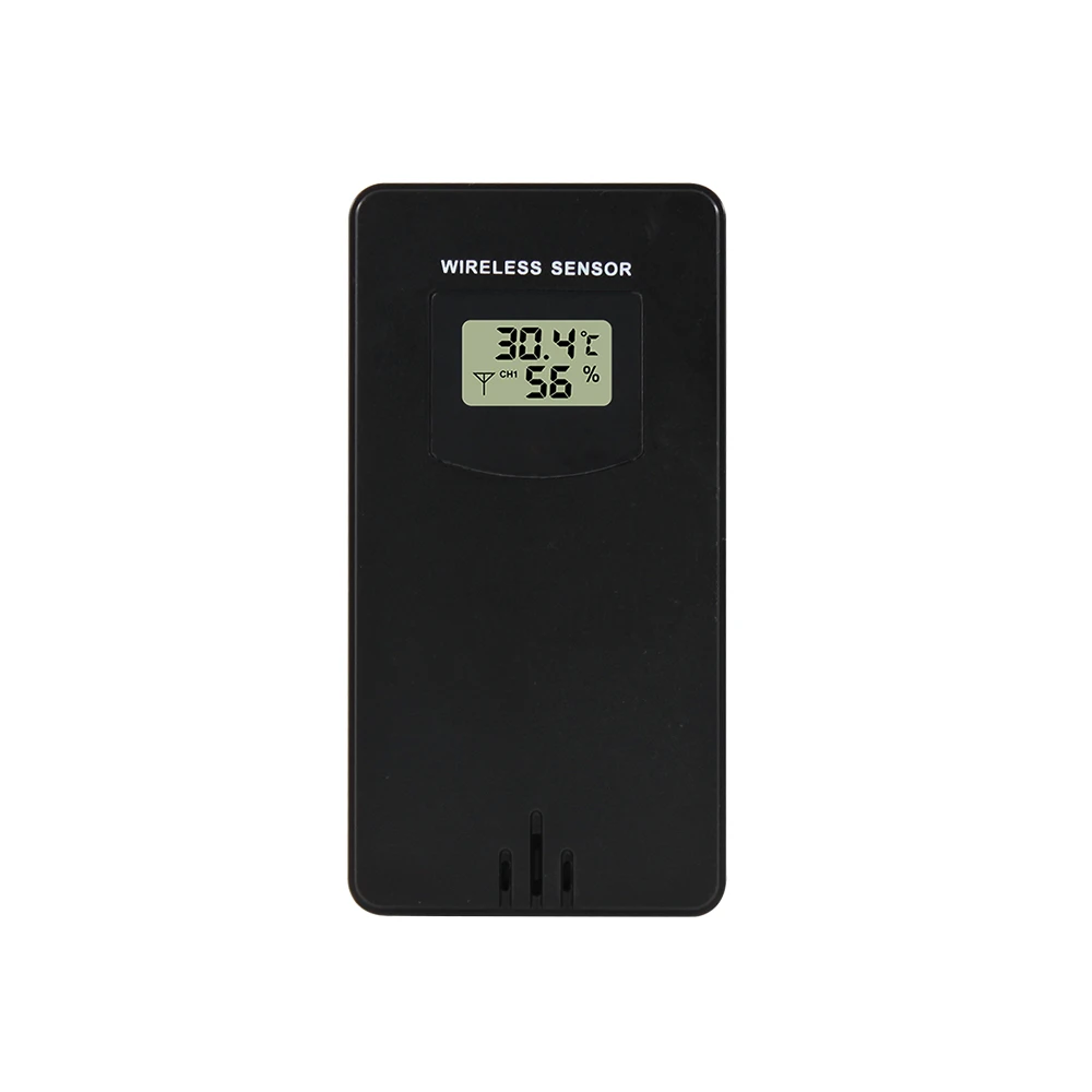 Temperature Humidity Wireless Sensor Meter Hygrometer Electronic Digital Thermometer In/Outdoor Used with Weather Stations