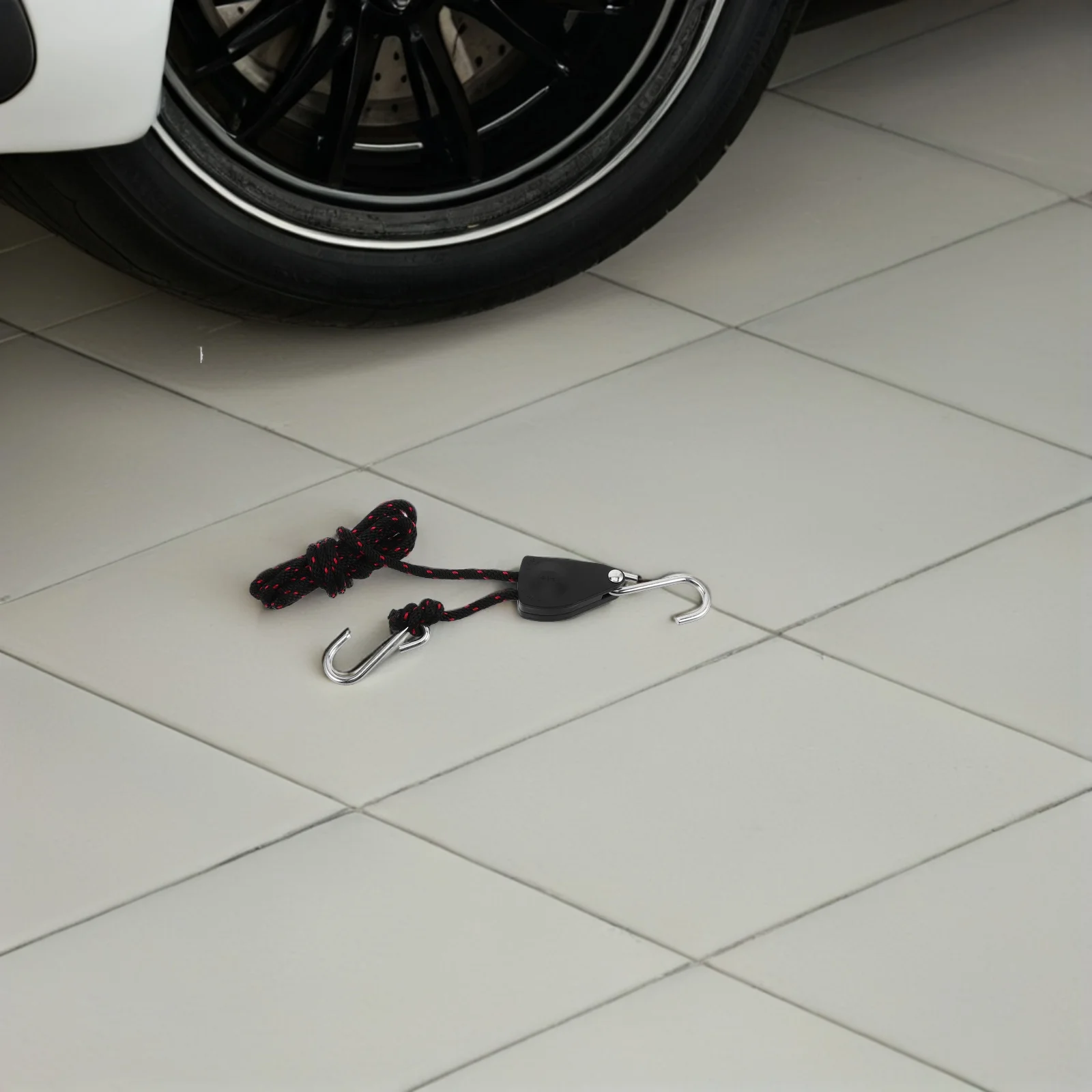 

Car Dent Removal Tool Nylon Hood Prop Rope With S-Hook Auto Body Repair Universal Fit Support Frame Easy Install Shook Rope For
