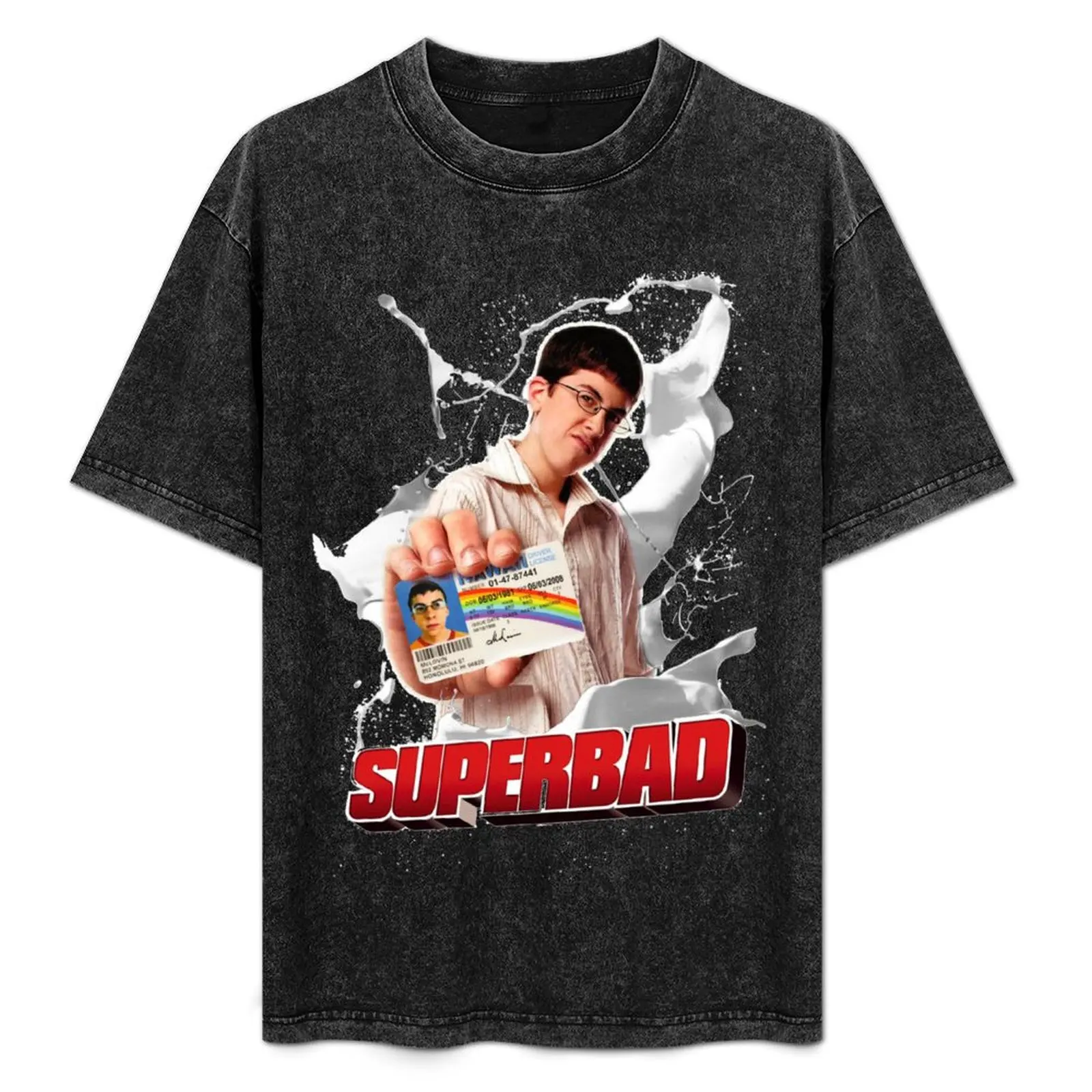 

McLovin and is Fake ID T-Shirt graphic t shirts cute tops blacks plus size tops compression shirt men