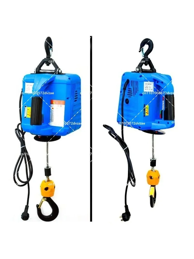 

2025 Portable Electric Hoist 500 Kg Capacity 220 V Steel Wire Rope Cranes for Home Use