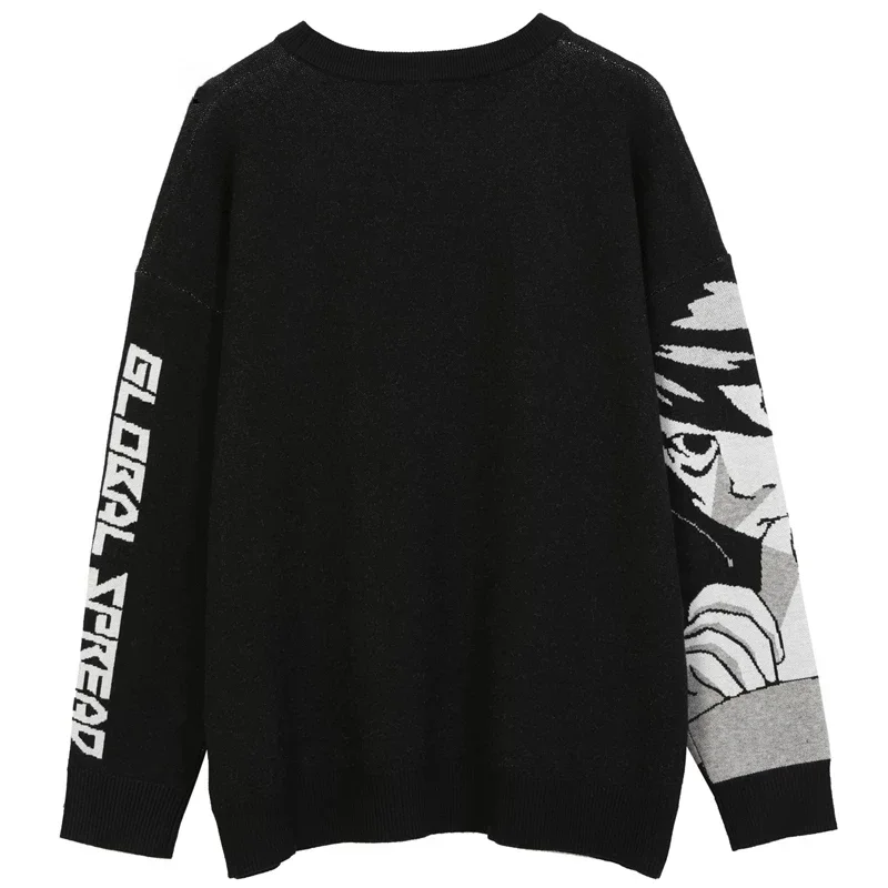 Women Hip Hop Streetwear Harajuku Sweater Vintage Japanese Style Anime Girl Knitted 2023 Cotton Pullover Sweaters Female Clothes