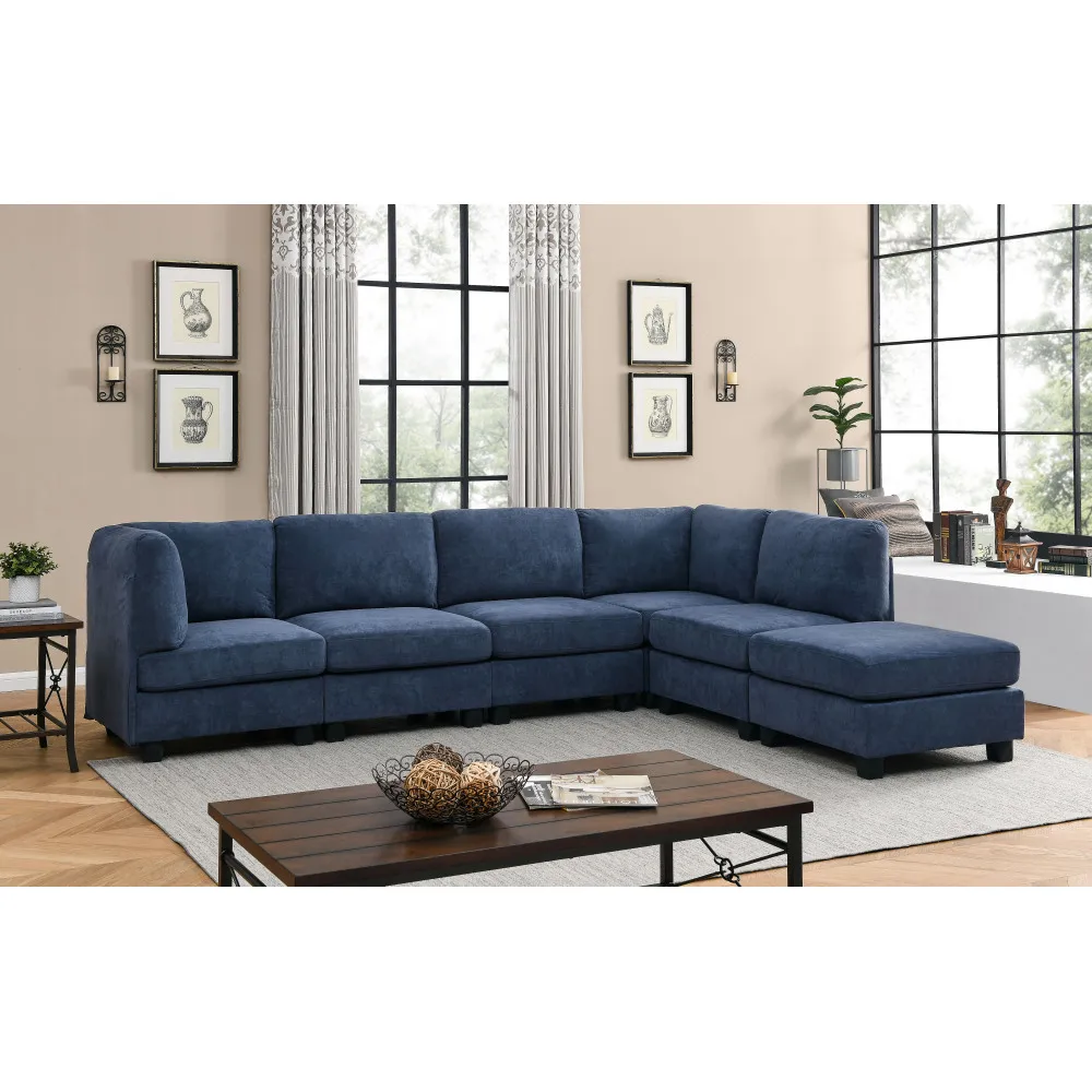 

Polyester Upholstered Modular Sectional