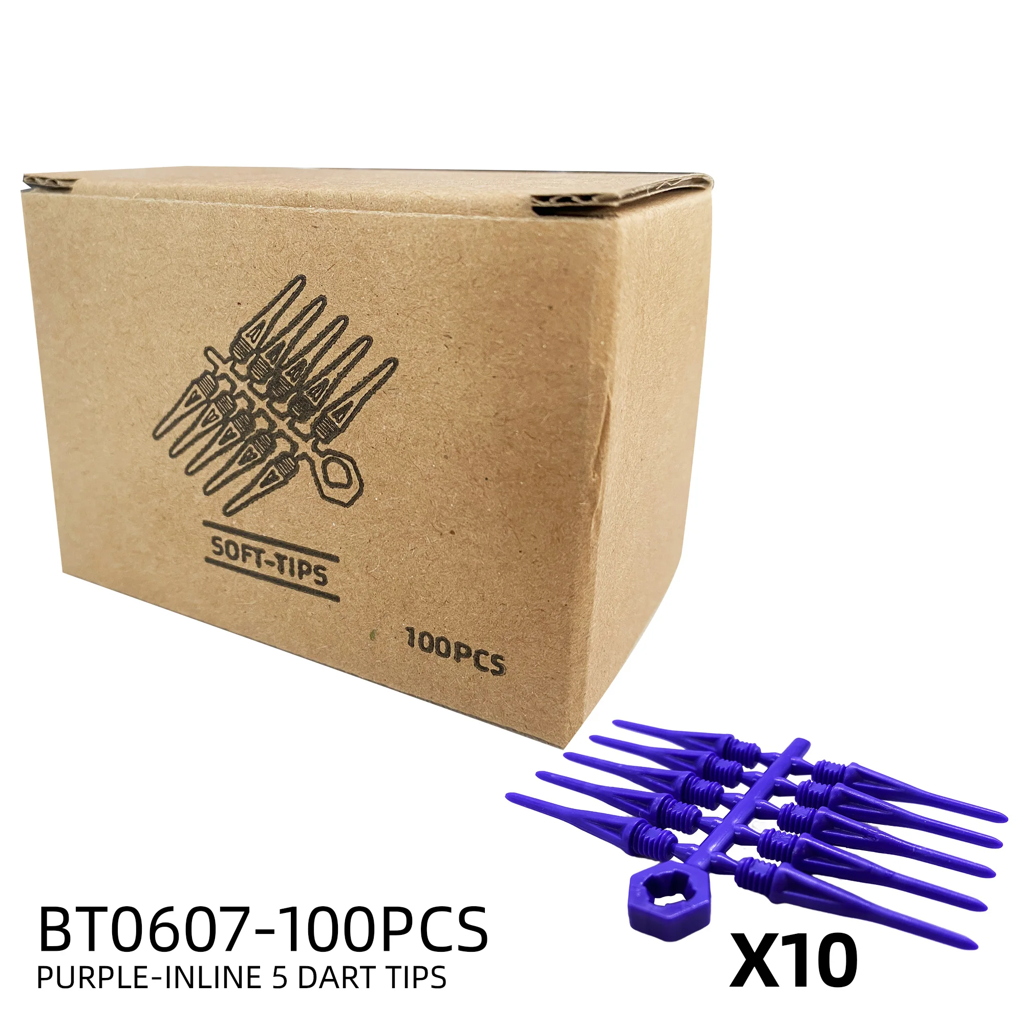 PENPEN 100pcs Soft Dart Tip 2BA For Soft Plastic Tip Electronic Dartboard Accessories,darts