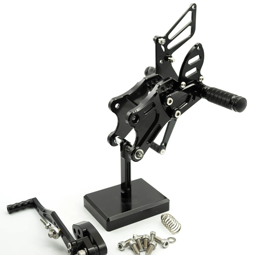 

For SUZUKI GSXR1000 2017 2018 -2021 Motorcycle Rearset Footrest Foot peg CNC Aluminum Pedal Foot peg Rear set