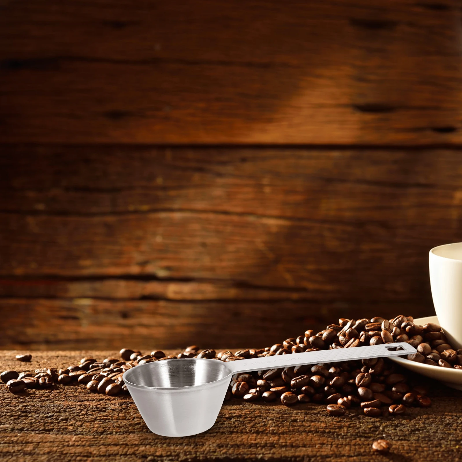 

Measuring Spoon Stainless Steel With Scale Markings For Coffee Baking Seasoning Kitchen Gadget Multifunctional Metal Scoop Tool