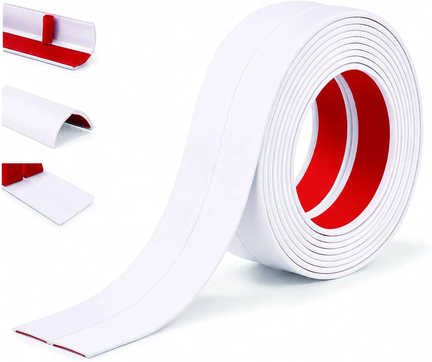 1PC Self Adhesive Flexible Wall Corner Trim Corner Protector Strip Peel and Stick Caulk Trim for Inside & Outside Corners