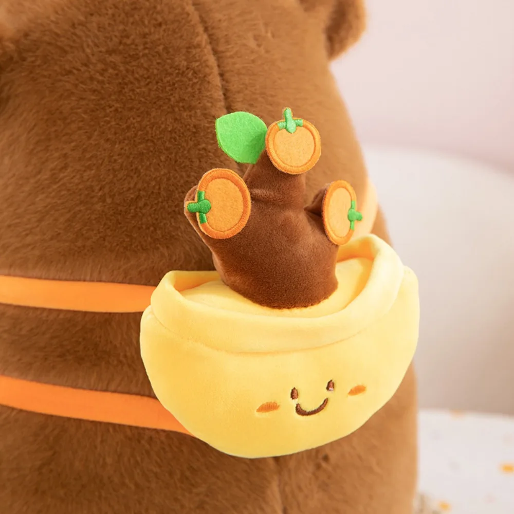 

Wealth Tree Capybara Plush Doll Stuffed Soft Simulation Capybara Toy Animal PP Cotton Stuffed Capybara Doll Birthday Gifts