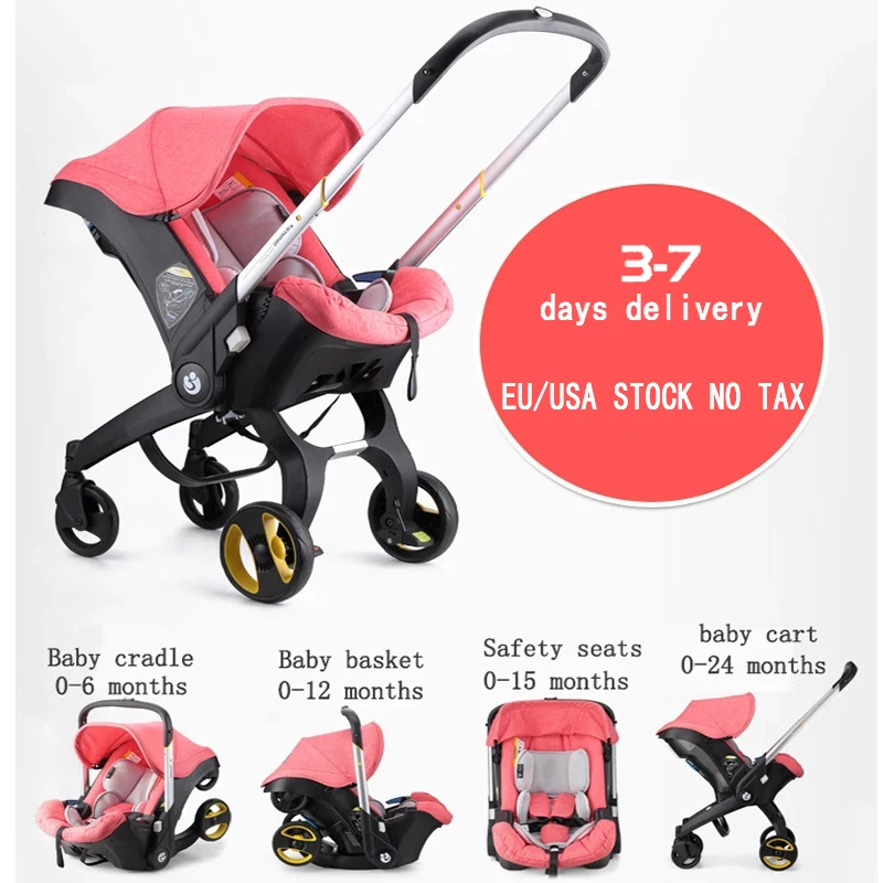 

Infant Car Seat to Stroller in Seconds For Newborn Trolley Buggy Safety Carriage Portable Travel System