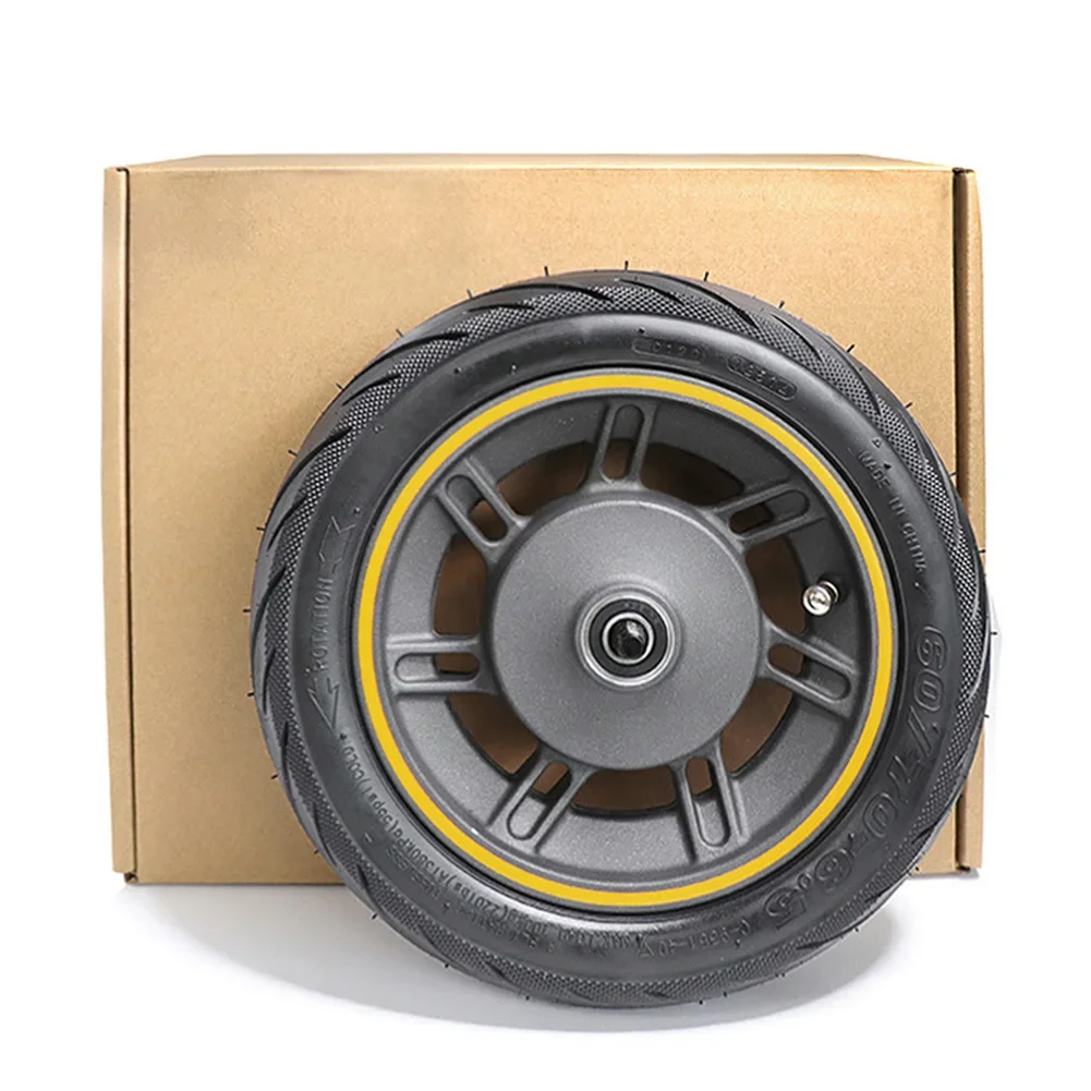 

Front Wheel Smoothen your rides with 10 Inch Front Wheel Hub Drum Brake and 60/70 65 Tubeless Tyre for Ninebot Max G30