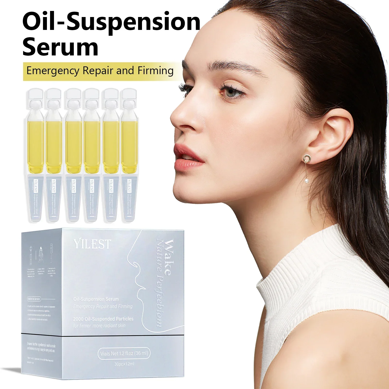 30 قطعة حمض الهيالورونيك ترطيب ثبات ترطيب جوهر الوجه يقلل من الخطوط الدقيقة مصل العناية بالبشرة للوجه #3