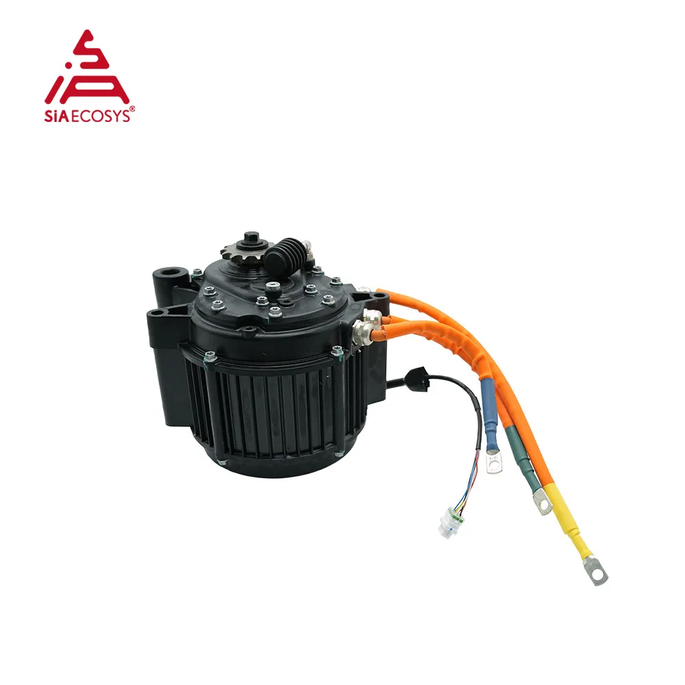 PMSM Hairpin Motor J155A-36 72V 5000W - usage example