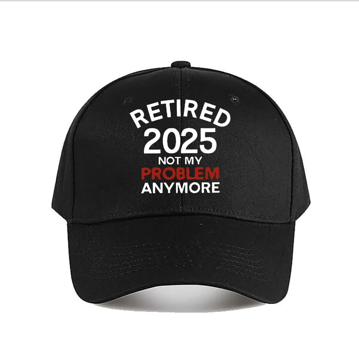 Retired 2025 Retirement Gift Baseball Cap Fashion Men Sunhat Women's Outdoor Sports Snapback Cap