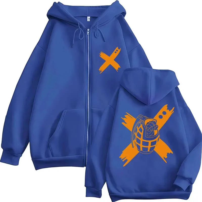 Japan Anime My Hero Academia Zip Up Hoodies Harajuku Fashion Manga Vintage Sweatshirt Men Women Fleece Oversized Tracksuit Coats - view 5