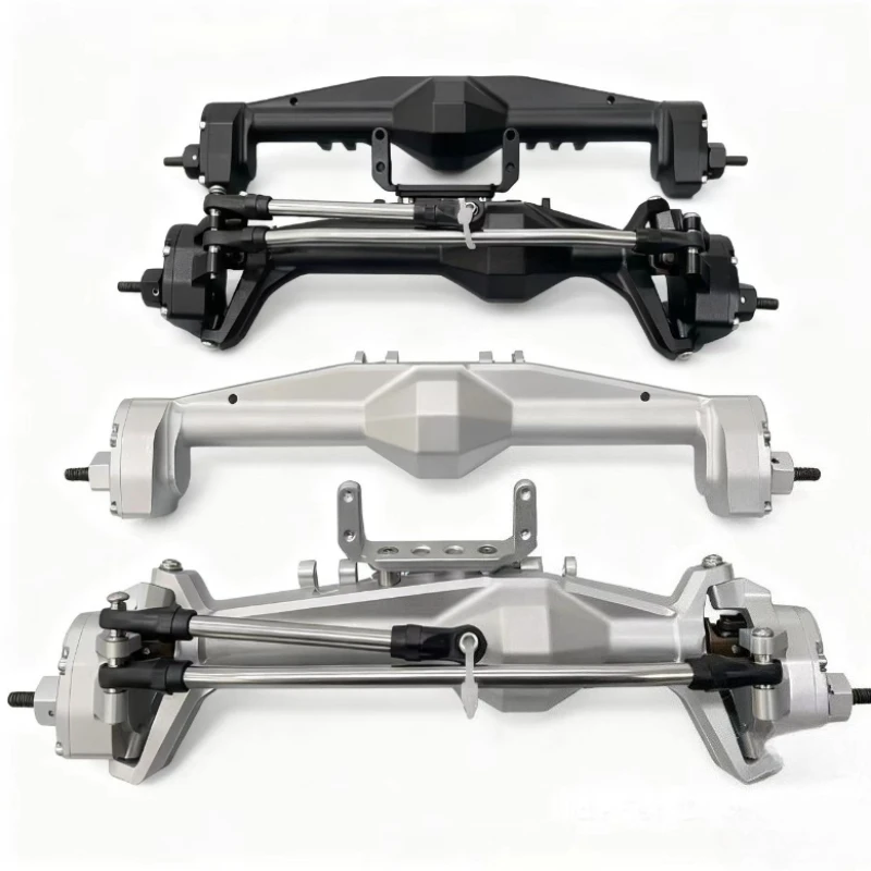 

7075 Aluminum Alloy Brass Counterweight Front and Rear Axle for 1/10 RC Crawler Axial Capra 1.9 UTB AXI03004 LCG Chassis Upgrade