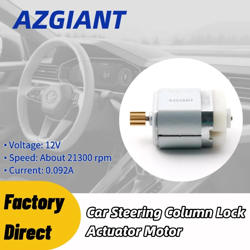 AZGIANT ESL Car Steering Column Lock Motor Low Noise FC-280 12V DC Car Interior Accessories for 2018-2022 VW Scirocco MK4