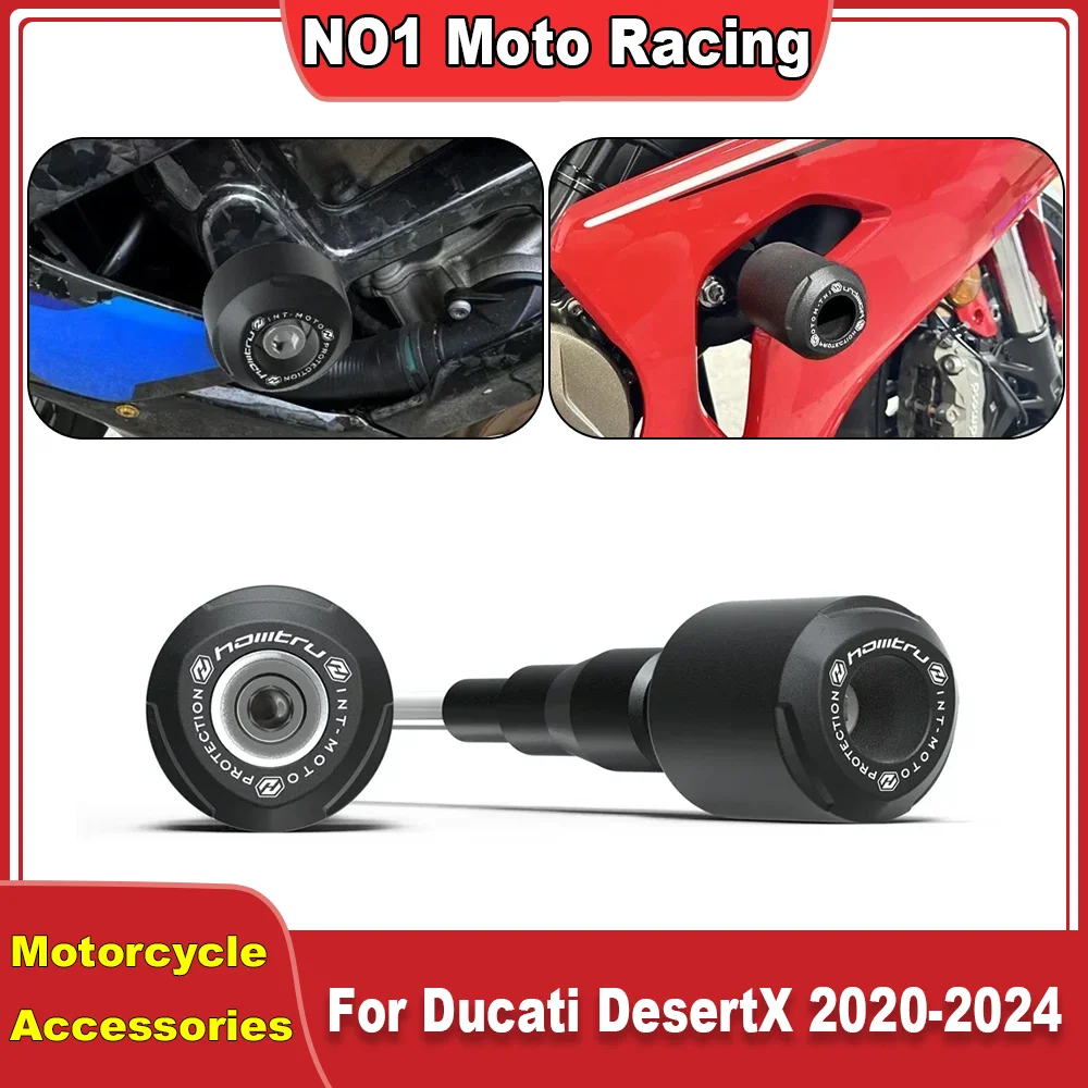 

For Ducati Desert X 2022-2024 Motorcycle Frame Sliders Crash Guard Kit