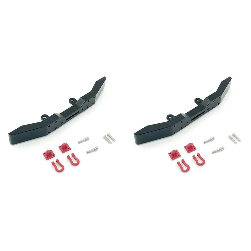 24-Hour Delivery 2X Metal Front Bumper With Tow Hook For WPL B14 B24 B16 B36 Q60 Q61 Q62 Q63 RC Car Upgrade Parts,B