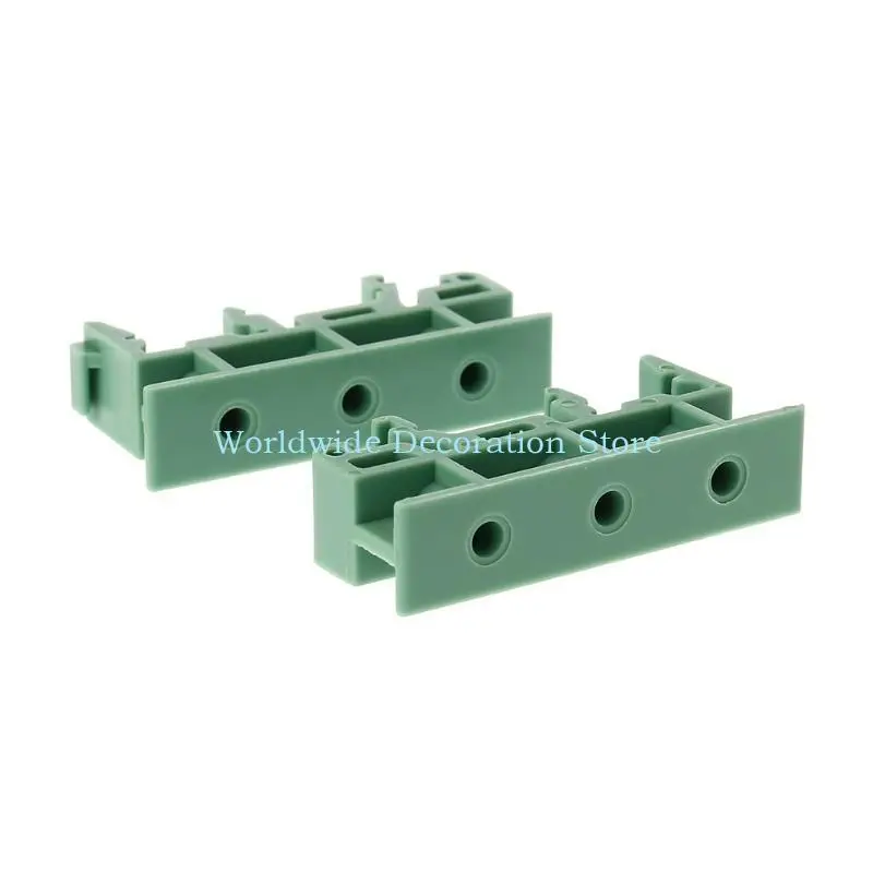 Q39b 2pcs Din 35 mm Adattatore Adattatore Porta montaggio montaggio