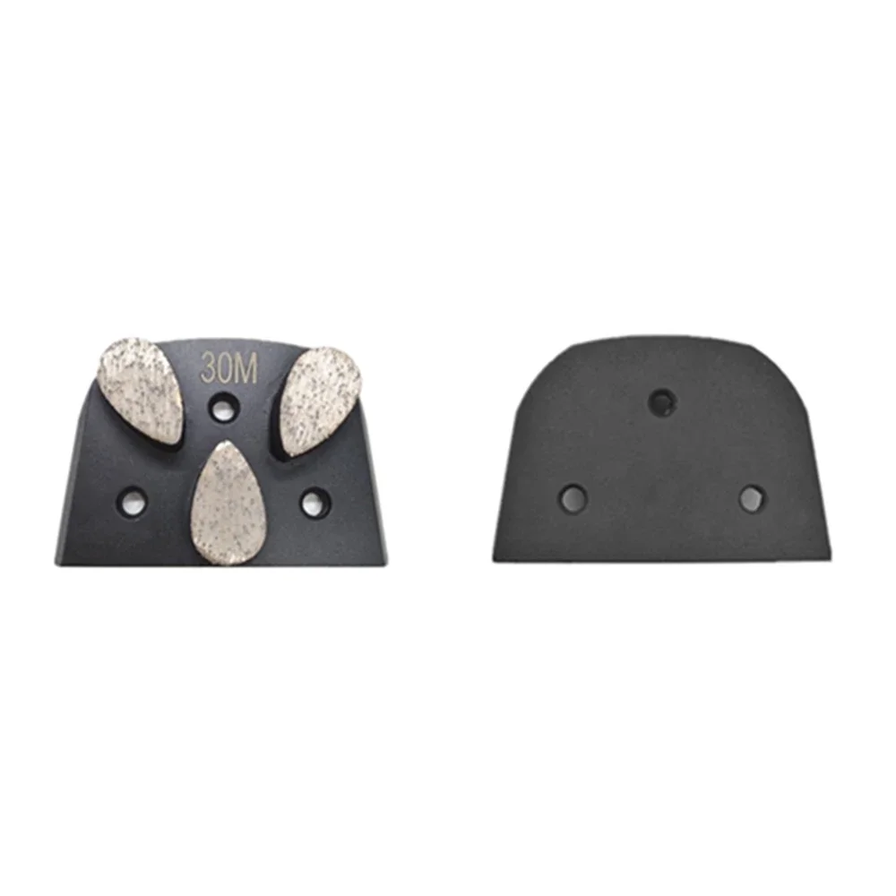 Flat Insert Floor Grinding Pads Soft Bond   Diamond Disc for Removing Thick Layers of Epoxy From Concrete 9pcs