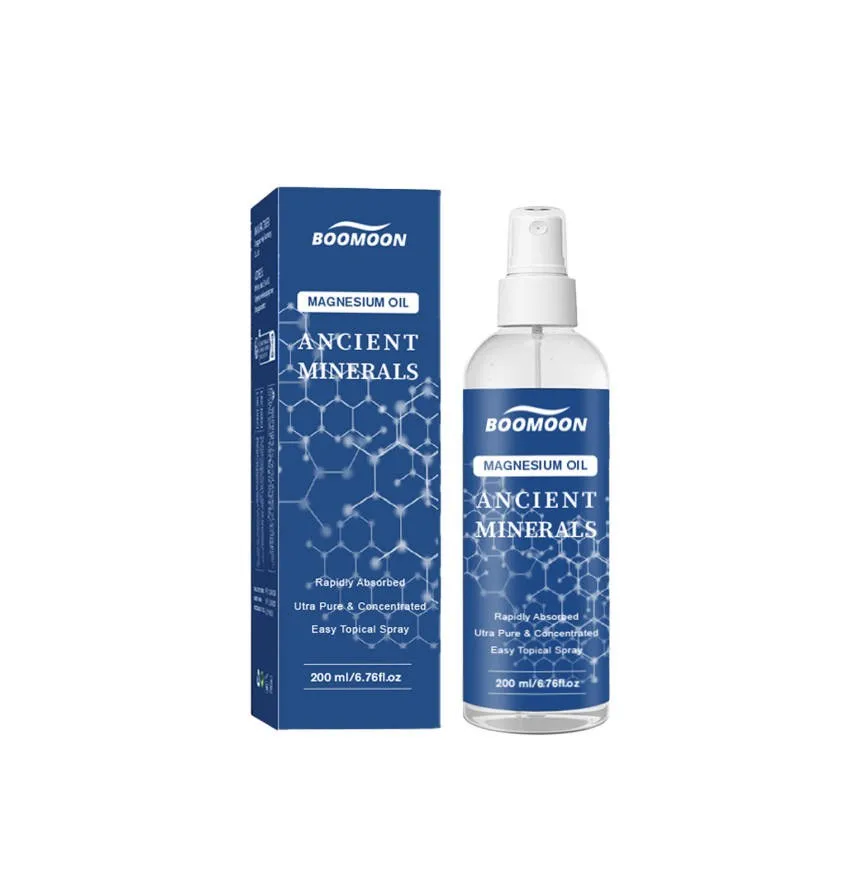 Magnesium Oil Spray Bottle With Magnesium Chloride Topical Magnesium Supplement For Skin Application And Dermal Absorption.200ml