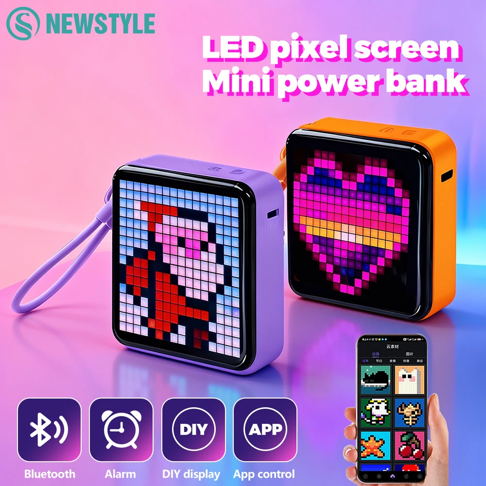 

Светодиодный пиксельный экран, ночник, Bluetooth Smart APP, светодиодная панель, рамка дисплея для украшения игровой комнаты, Рождественский подарок