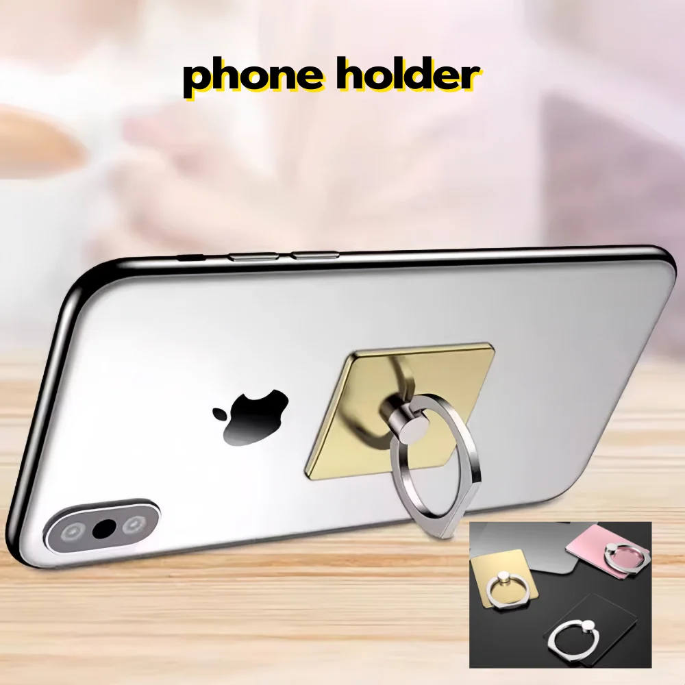 

360 degree rotatable mini ring holder for lazy phones, suitable for various mobile phone desktop and tablet holders