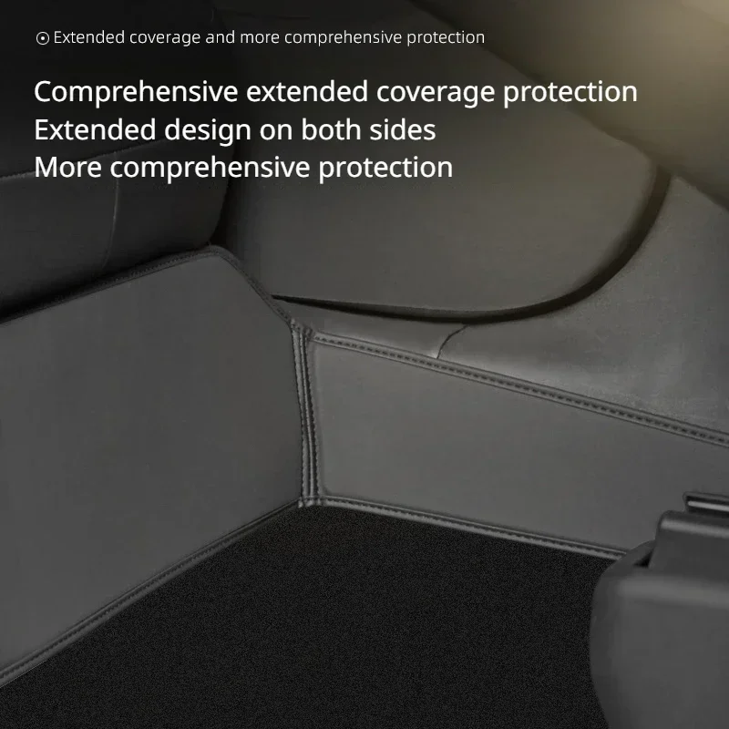 Almofadas anti-chute sob os assentos traseiros para tesla modelo y/3/3 + highland 2024 tapete protetor de couro acessórios de modificação interior