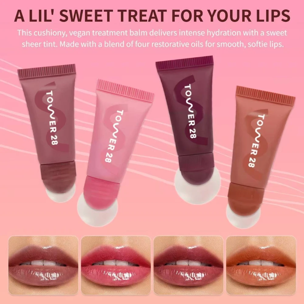 مجموعة أحمر شفاه مكونة من 4 قطع مكياج للنساء كوب غير لاصق مقاوم للماء ومستحضرات تجميل تدوم طويلاً ملمع شفاه غير لامع للنساء في عيد الحب #4