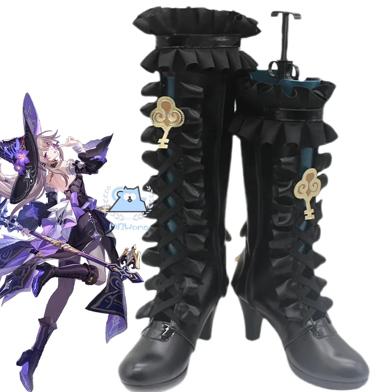 

FC6Game Honkai Star Rail The Herta Cosplay Shoes Boots Herta Role Play Shoes For Halloween Carnival Prop Adult Women Men@FC8！