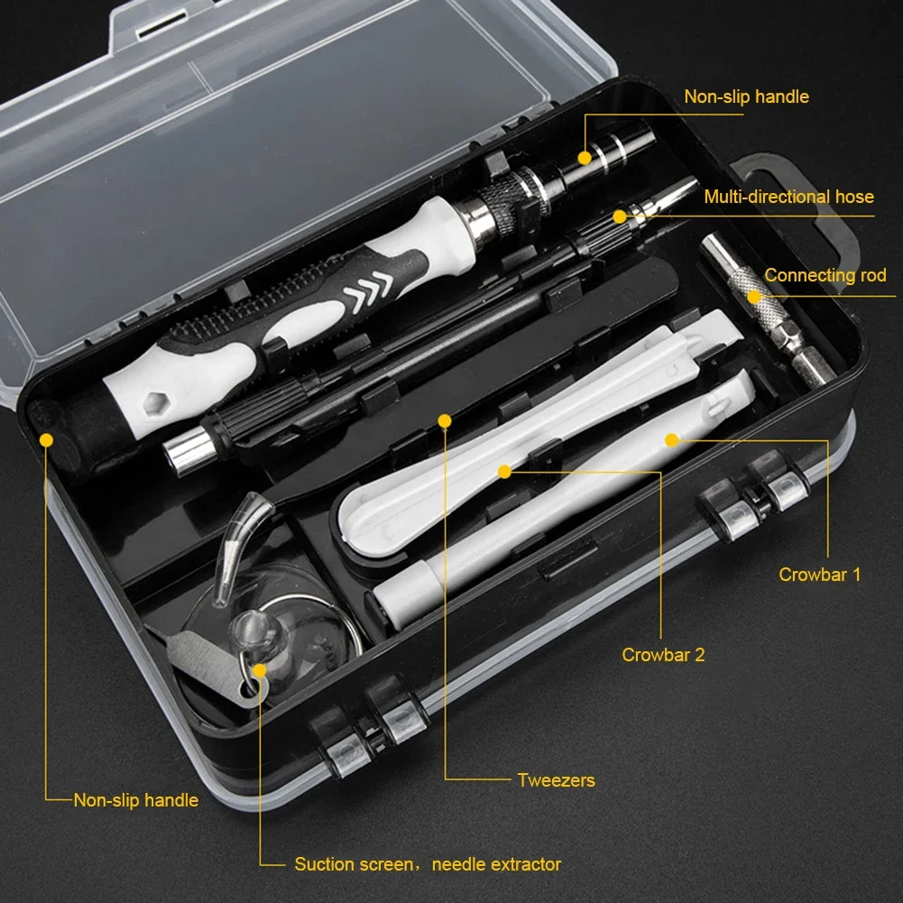 115 in 1 Multifunctional Screwdrivers Set Magnetic Screw Driver Bits Precision Computer PC Phone Watch Repair Kit Hardware Tool