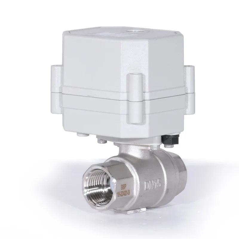 

Bidirectional 1/4 "3/8" 1/2 "SS304 electric proportional adjustment ball valve 9-24VDC 4-20mA 0-5V 0-10V analog signal