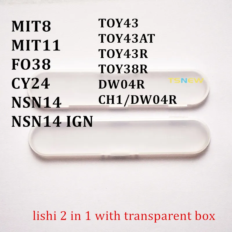 Lishi 2 in 1 Tool TOY43 TOY43AT TOY43R TOY47 TOY51 TOY2014 TOY2018 TOY2 TOY48 TOY40 for toyotalocksmith tool for toyota