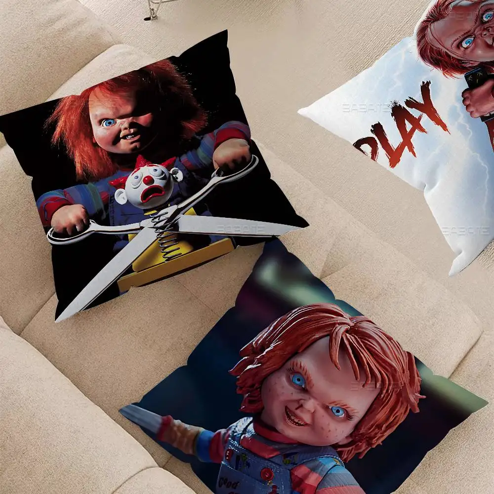 Horror Movie C-Child P-Play Office Cushion Pillowcase Car Cushion Cover45X45CM Lumbar Pillowcase Sofa Pillowcover